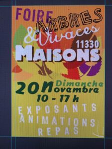 Foire Arbres et Vivaces Maisons 20th November